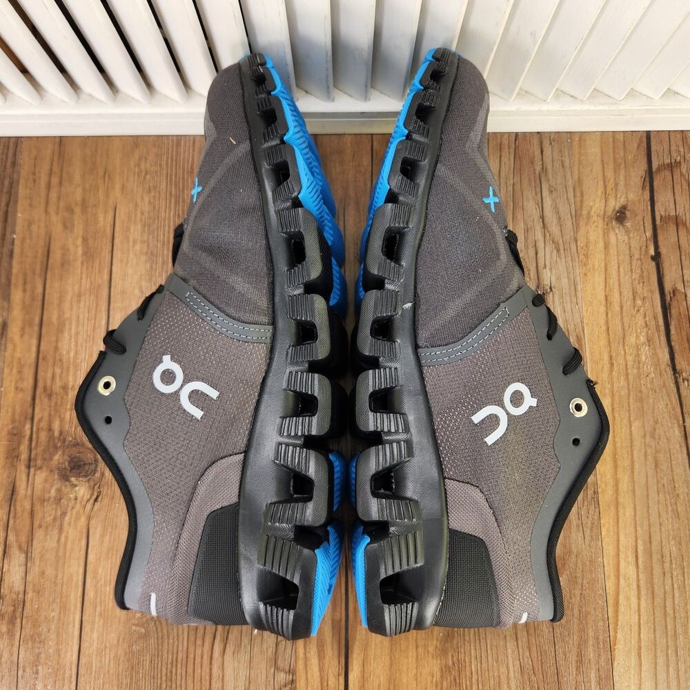 On Cloud X Magbetite Ash Running Shoes Mens Size 11 Black Blue Athletic 60.98703 - Picture 7 of 13